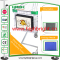 Plastic Easy Install Advertising Frame for Supermarket Shopping Cart